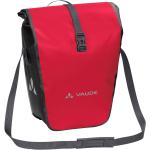 Rote Vaude Aqua Back Nachhaltige Gepäckträgertaschen 48l aus LKW-Plane mit Rollverschluss 
