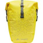 Gelbe Vaude Aqua Back Nachhaltige Gepäckträgertaschen aus LKW-Plane mit Rollverschluss 