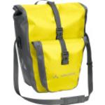 Gelbe Vaude Aqua Back Plus Nachhaltige Gepäckträgertaschen aus LKW-Plane mit Rollverschluss 