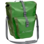 Grüne Vaude Aqua Back Plus Nachhaltige Gepäckträgertaschen 51l aus LKW-Plane mit Rollverschluss 