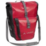 Rote Vaude Aqua Back Plus Nachhaltige Gepäckträgertaschen 51l aus LKW-Plane mit Rollverschluss 