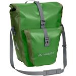Grüne Vaude Aqua Back Plus Nachhaltige Gepäckträgertaschen 25l aus LKW-Plane mit Rollverschluss 