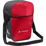 Rote Vaude Aqua Back Nachhaltige Fahrradtaschen wasserdicht 26l aus LKW-Plane 