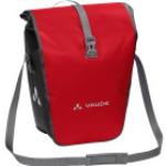 Rote Vaude Aqua Back Nachhaltige Gepäckträgertaschen 24l aus LKW-Plane mit Rollverschluss 