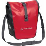 Rote Vaude Aqua Front Nachhaltige Kunststoffgepäckträgertaschen 28l mit Rollverschluss 