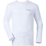 Reduzierte Weiße Langärmelige Vaude Brand Nachhaltige Outdoor-Hemden aus Baumwolle für Herren Größe M 