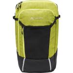 Grüne Gepäckträgertaschen 28l mit Reißverschluss aus Polyester mit Laptopfach 