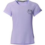 Pastelllilane Nachhaltige T-Shirts für Damen Größe S für den für den Sommer 