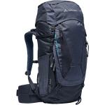 Blaue Vaude Asymmetric 38+8 Nachhaltige Trekking-Rucksäcke 8l mit Schnalle mit Außentaschen für Damen 