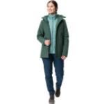 Grüne Wasserdichte Winddichte Atmungsaktive Vaude Mineo Nachhaltige 3 in 1 Jacken & Doppeljacken gepolstert für Damen Größe M für den für den Winter 