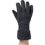 Schwarze Vaude Tinshan Nachhaltige Touchscreen-Handschuhe für Damen Größe 8 