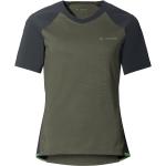 Reduzierte Olivgrüne Vaude Moab Nachhaltige T-Shirts aus Jersey für Damen Größe XS 