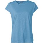 Blaue Vaude Moja Nachhaltige T-Shirts für Damen Größe XL für den für den Sommer 