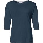 Blaue Vaude Neyland Nachhaltige T-Shirts für Damen Größe S 