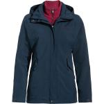 Reduzierte Blaue Wasserdichte Vaude Rosemoor Nachhaltige 3-in-1 Jacken für Damen Größe S für den für den Winter 
