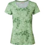Reduzierte Grüne Vaude Skomer Nachhaltige T-Shirts für Damen Größe L 