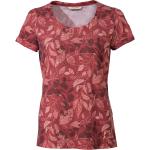 Reduzierte Rote Vaude Skomer Nachhaltige T-Shirts für Damen Größe S 