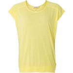 Gelbe Vaude Skomer Nachhaltige T-Shirts für Damen Größe M 