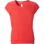 Reduzierte Rote Vaude Skomer Nachhaltige T-Shirts für Damen Größe M 