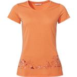 Orange Vaude Skomer Nachhaltige T-Shirts für Damen Größe L 