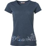 Reduzierte Blaue Vaude Skomer Nachhaltige T-Shirts für Damen Größe M 