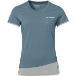 Reduzierte Blaue Kurzärmelige Vaude Sveit Nachhaltige T-Shirts für Damen Größe M 