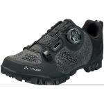 Schwarze MTB Schuhe mit Reflektoren für Damen Größe 38 