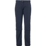 Blaue Vaude Farley Nachhaltige Zip Off Hosen & Zipphosen mit Reißverschluss für Damen Größe L 