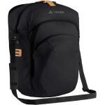 Schwarze Vaude eBack Nachhaltige Herrengepäckträgertaschen 28l mit Reißverschluss aus Kunstfaser 