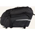 Schwarze Vaude Silkroad Nachhaltige Kindergepäckträgertaschen mit Reißverschluss aus Polyester 