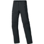 Schwarze Wasserdichte Vaude Farley bluesign Nachhaltige Zip Off Hosen & Zipphosen aus Polyamid für Damen Größe L 