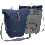 Aquablaue Unifarbene Vaude Aqua Back Nachhaltige Herrengepäckträgertaschen 48l mit Knopf 