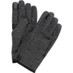 Schwarze Sportliche Vaude Rhonen Nachhaltige Touchscreen-Handschuhe Größe 7 für den für den Winter 