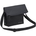 Schwarze Vaude Nachhaltige Faltbare Einkaufstaschen mit Reißverschluss aus Stoff mit Handyfach für Herren klein 