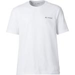 Reduzierte Weiße Vaude Brand Nachhaltige T-Shirts für Herren Größe M 