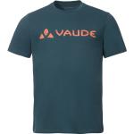 Reduzierte Blaue Vaude Nachhaltige T-Shirts für Herren Größe S 