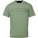 Reduzierte Grüne Vaude Qimsa Nachhaltige T-Shirts für Herren Größe L 