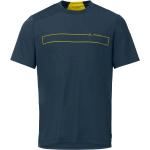 Reduzierte Blaue Vaude Qimsa Nachhaltige T-Shirts für Herren Größe XL 