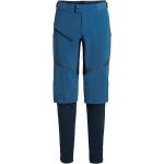 Blaue Winddichte Vaude Virt Herrensporthosen für den Winter 