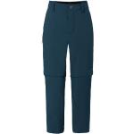 Blaue Vaude Detective II Nachhaltige Zip Off Hosen für Kinder & Zipphosen für Kinder aus Polyamid Größe 134 