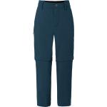 Blaue Zip Off Hosen für Kinder & Zipphosen für Kinder aus Polyamid Größe 134 