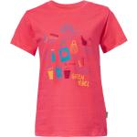 Pinke Casual Vaude Arctic Bio Nachhaltige Rundhals-Ausschnitt Printed Shirts für Kinder & Druck-Shirts für Kinder aus Baumwolle Größe 122 für den für den Sommer 