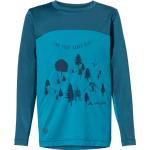 Blaue Casual Langärmelige Vaude Arctic Nachhaltige Longsleeves für Kinder & Kinderlangarmshirts Größe 146 