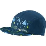 Blaue Bestickte Vaude Tammar Basecaps für Kinder & Baseball-Caps für Kinder mit Fuchs-Motiv aus Polyamid 