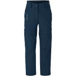 Blaue Vaude Nachhaltige Zip Off Hosen für Kinder & Zipphosen für Kinder aus Polyester Größe 134 