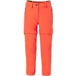 Rote Vaude Nachhaltige Zip Off Hosen für Kinder & Zipphosen für Kinder aus Polyester Größe 134 