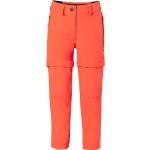 Orange Vaude Zip Off Hosen für Kinder & Zipphosen für Kinder 