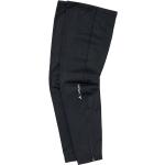 Schwarze Beinstulpen mit Reißverschluss aus Polyester für Damen 