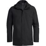 Schwarze Wasserdichte Winddichte Atmungsaktive Nachhaltige 3-in-1 Jacken mit Reißverschluss für Herren Größe 3 XL für den für den Winter 