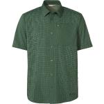 Grüne Karo Vaude Seiland Nachhaltige Shirts mit Tasche mit Reißverschluss für Herren Größe XL 